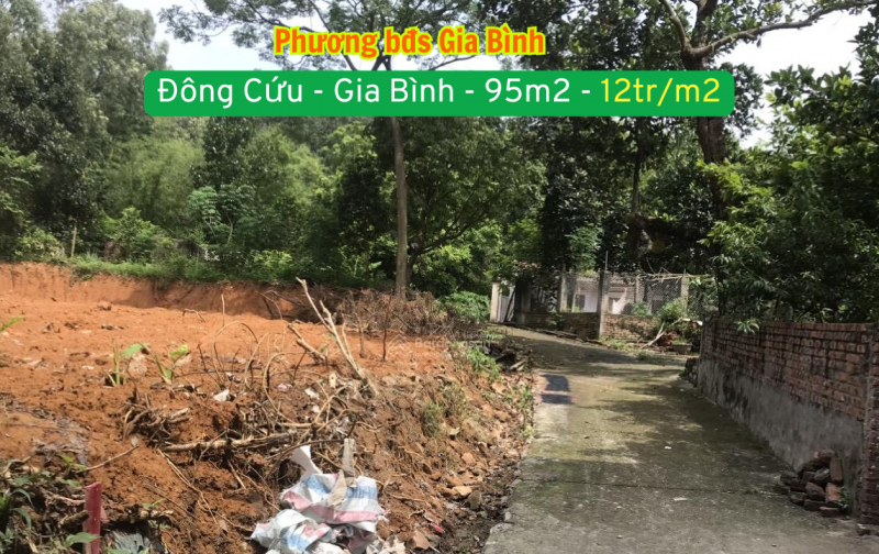 Bán đất sân bay Gia Bình - 12tr/m2 - Đông Cứu